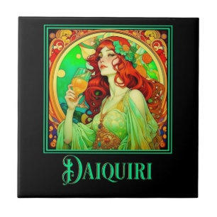 Art Nouveau Daiquiri Tile
