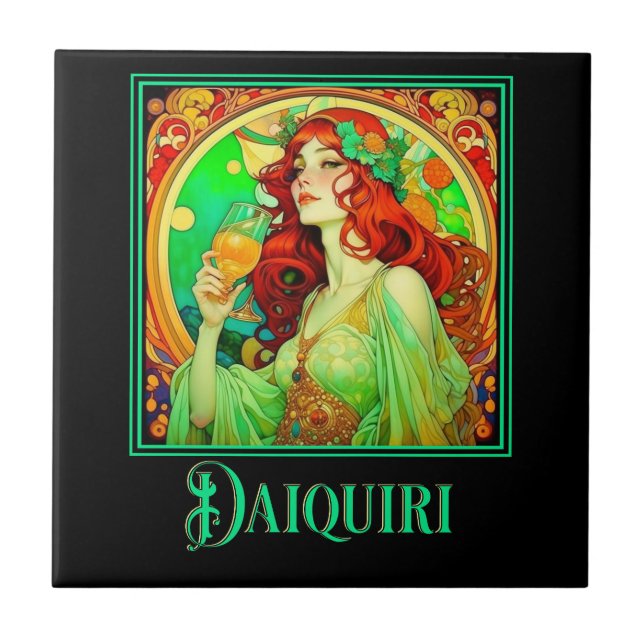 Art Nouveau Daiquiri Tile (Front)