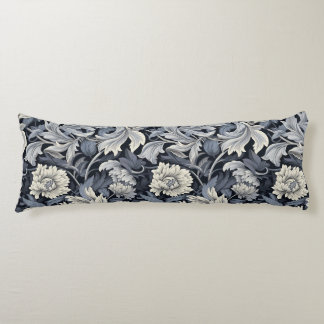 Art nouveau,Damask pattern,Organic,Curved lines Body Cushion