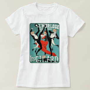 Art Nouveau Dance Image by Jules Cheret T-Shirt