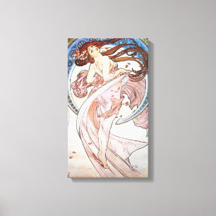 Art Nouveau Dancer Canvas Print