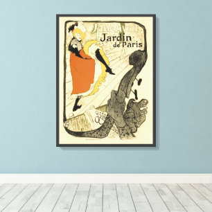 Art Nouveau Dancer Jane Avril by Toulouse Lautrec Canvas Print