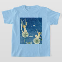 Art Nouveau Dandelion Fairy Illustration