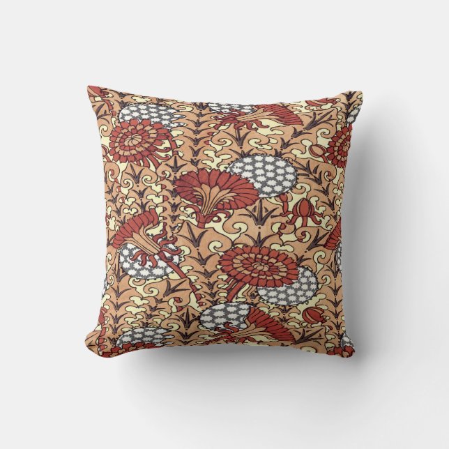 Art Nouveau Dandelion ~ Throw Pillow (Front)