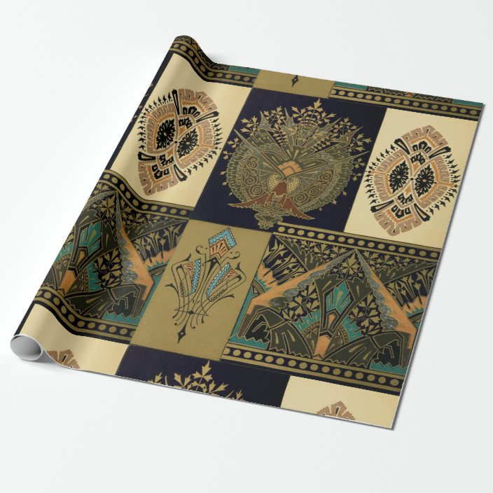 Art nouveau decorative art Christopher dresser Wrapping Paper Zazzle