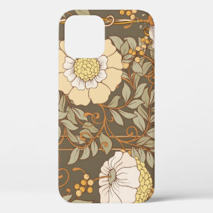 Art Nouveau: Decorative Floral Vintage. iPhone 12 Case