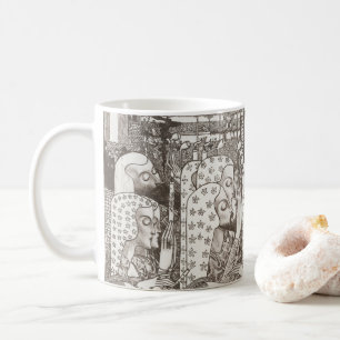 Art Nouveau Delighted Gouda Jan Toorop Coffee Mug