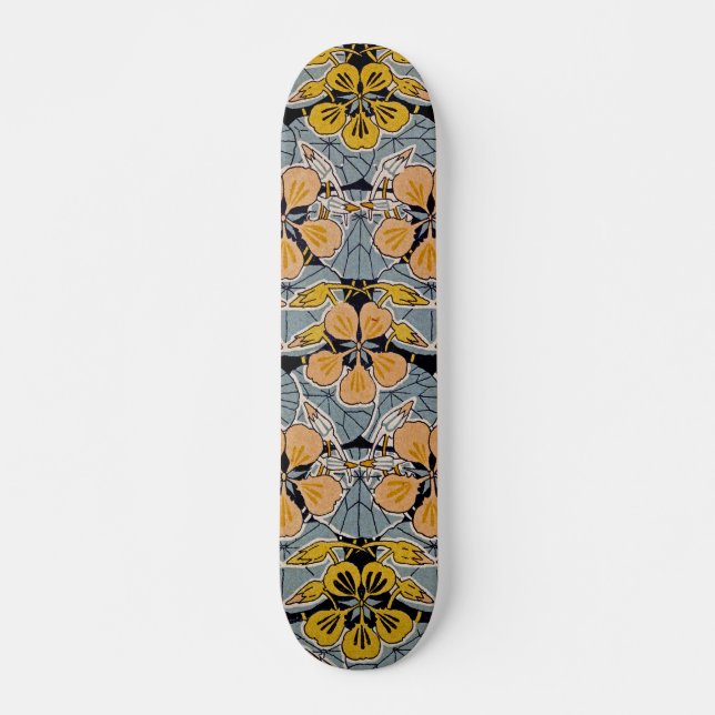 Art Nouveau Design #10 @ VictoriaShaylee Skateboard (Front)