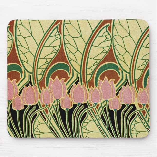 Art Nouveau Design #1 Mouse Mat (Front)