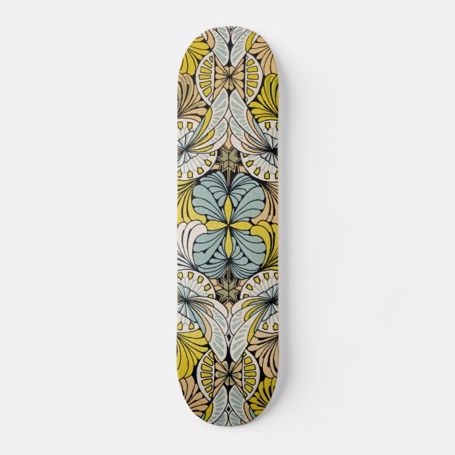 Art Nouveau Design #4 @ VictoriaShaylee Skateboard (Front)