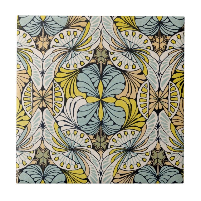 Art Nouveau Design #4 @ VictoriaShaylee Tile (Front)