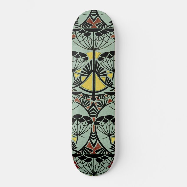 Art Nouveau Design #5 @ VictoriaShaylee Skateboard (Front)