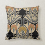 Art Nouveau Design #7 @ VictoriaShaylee Cushion<br><div class="desc">Vintage Art Nouveau floral design pattern.</div>