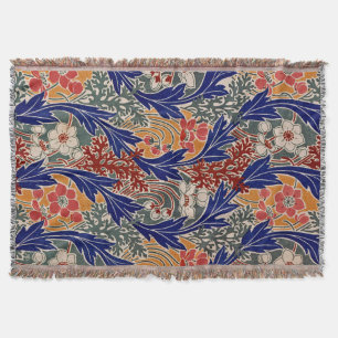 Art Nouveau Design #8 at Emporio Moffa Throw Blanket