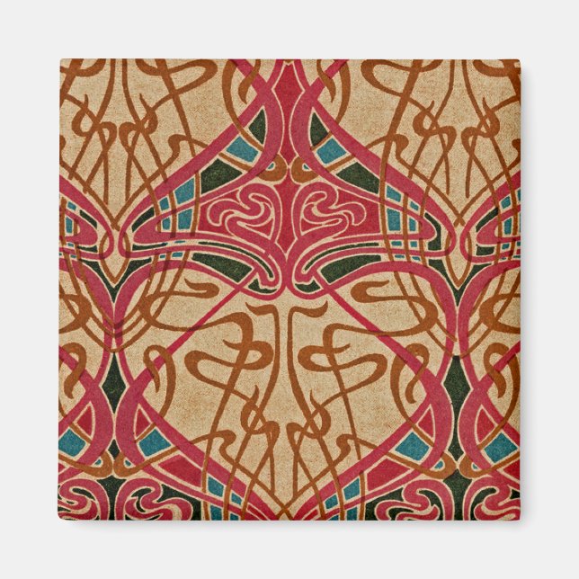 Art Nouveau Design #9 at Emporio Moffa Magnet (Front)