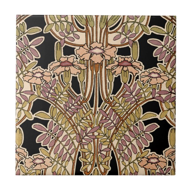 Art Nouveau Design #9 @ VictoriaShaylee Tile (Front)
