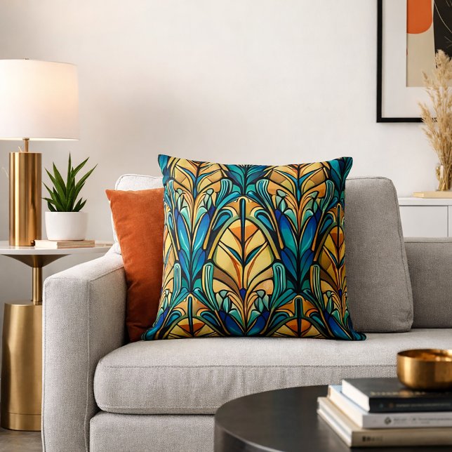 Art Nouveau design Cushion (Creator Uploaded)