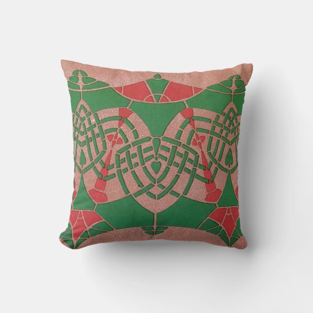 Art Nouveau Design Pillow (Front)