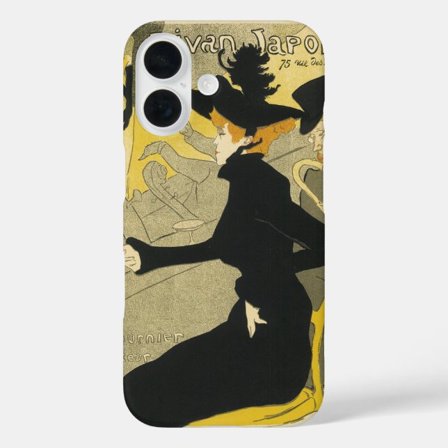 Art Nouveau, Divan Japonais by Toulouse Lautrec Case-Mate iPhone Case (Back)