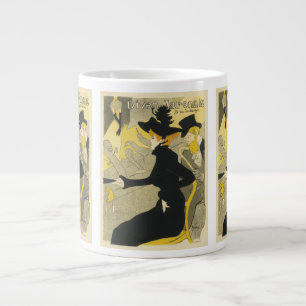 Art Nouveau, Divan Japonais by Toulouse Lautrec Large Coffee Mug