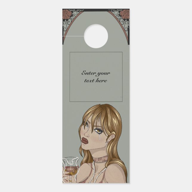 Art Nouveau Door Hanger (Front)