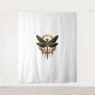 Art Nouveau Dragonfly Elegant Steampunk Tapestry