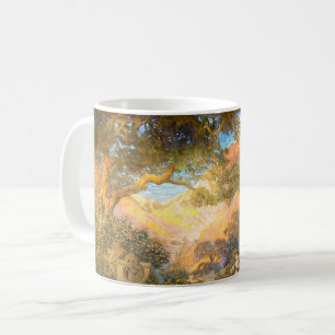 Art Nouveau Dream Garden by Maxfield Parrish Coffee Mug