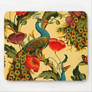 Art Nouveau Elegance: Sidewall, The Peacock, 1896 Mouse Mat
