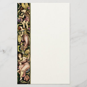 Art Nouveau fairy illustration Stationery