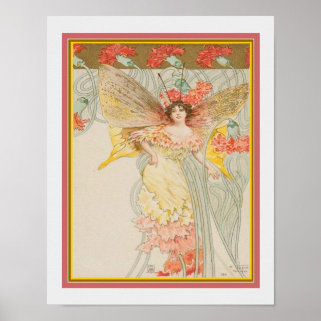 Art Nouveau Fairy Print by Raffaele Tafuri (Front)