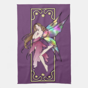 Art Nouveau Fairy Tea Towel