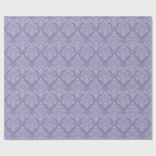 Art Nouveau Feather Pattern in Lavender Wrapping Paper