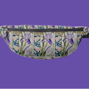 Art Nouveau Floral Bum Bags