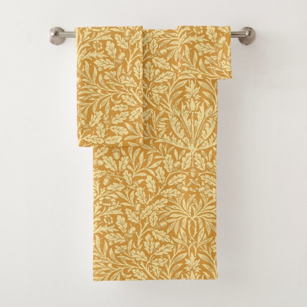 Mustard Yellow Bath Towels Zazzle.co.uk