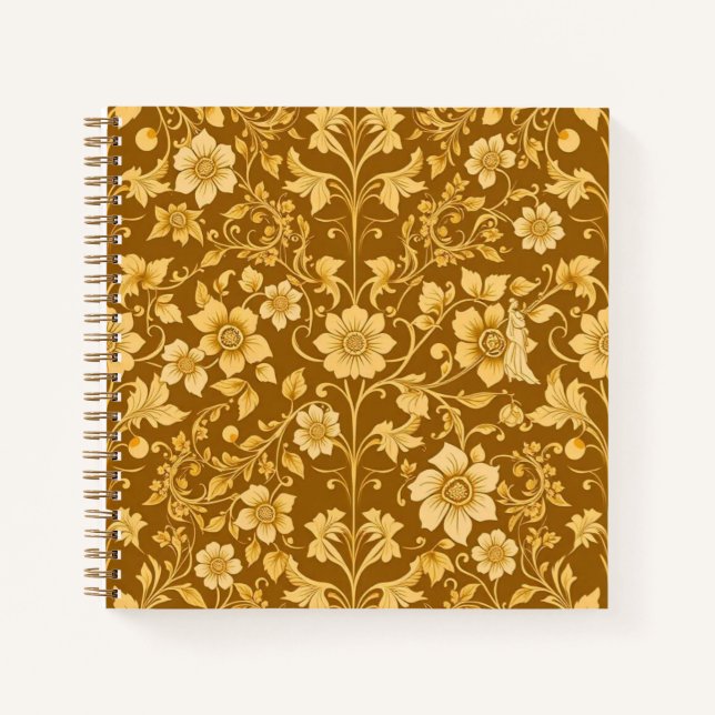 Art Nouveau Floral Notebook (Front)