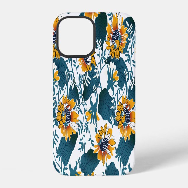 Art Nouveau, floral pattern. iPhone Case (Back)