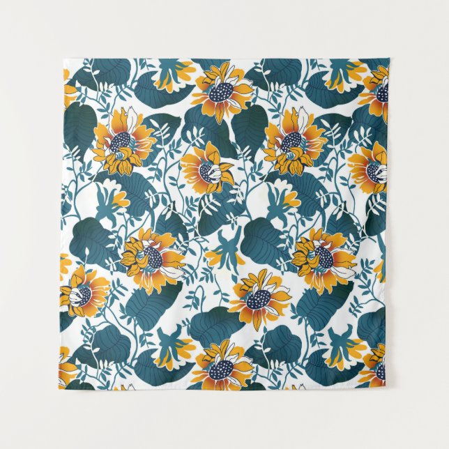 Art Nouveau, floral pattern. Tapestry (Front)