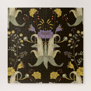 Art Nouveau Floral: Vintage Pattern Jigsaw Puzzle
