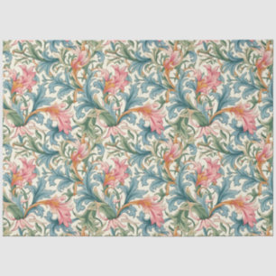 Art Nouveau Floral Wallpaper Design Decoupage Tissue Paper
