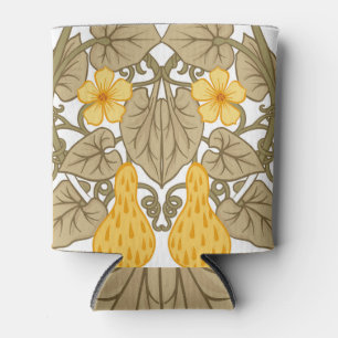 Art Nouveau Flower Composition Elements Can Cooler
