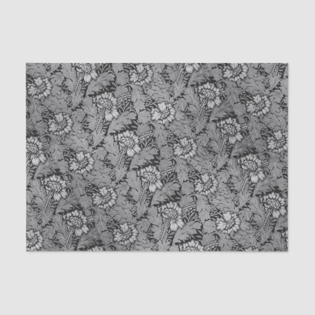 Art Nouveau Flower Design Tissue Paper (Front)