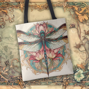 Art Nouveau Flowing Lines of Beauty Tote Bag