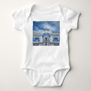 Art Nouveau Fragment: Riga's Architectural Detail Baby Bodysuit