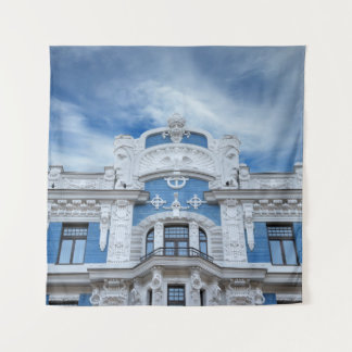 Art Nouveau Fragment: Riga's Architectural Detail Tapestry