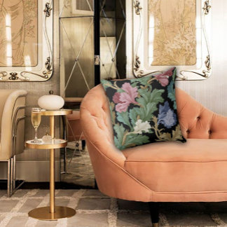 Art Nouveau Garden Muse Design Cushion