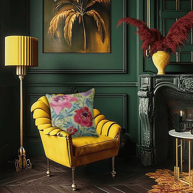 Art Nouveau Garden Muse Design Cushion (Creator Uploaded)