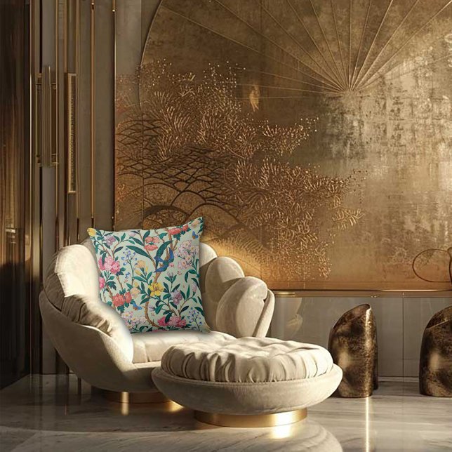 Art Nouveau Garden Muse Design Cushion (Creator Uploaded)