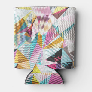 Art Nouveau Geometric: Ornamental Pattern Can Cooler