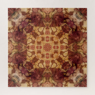 Art nouveau geometric, ornamental pattern. jigsaw puzzle