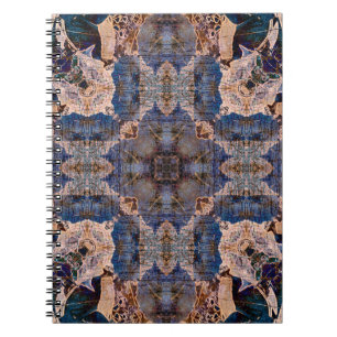 art nouveau geometric ornamental vintage pattern i notebook